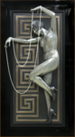 Bill Mack Bill Mack Deco Dancer (Bonded Mixed Metals) (Framed)